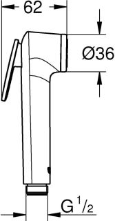 Гигиенический душ Grohe Tempesta-F 27512001